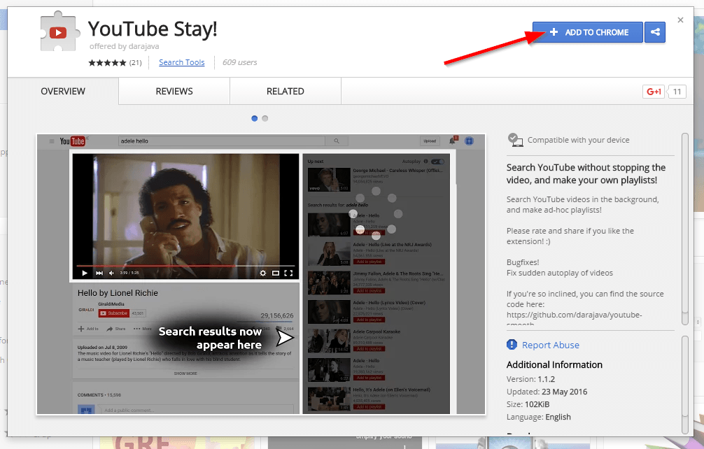 YouTube-Stay!-Chrome-Web-Store