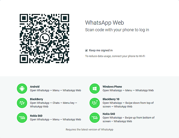 WhatsApp Web Information