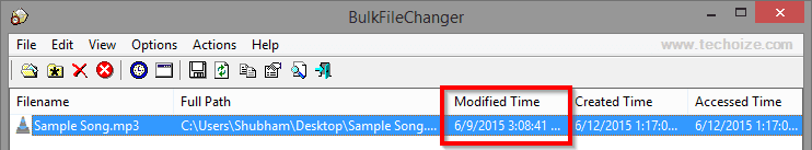 change file time stamp change file time stamp