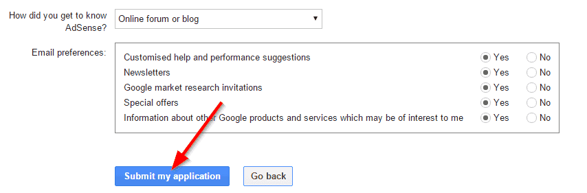 AdSense-Sign-Up-Form-Submit-Application